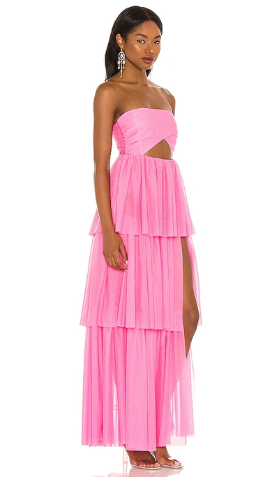 Shop For Love & Lemons X Revolve Juni Maxi Dress In Pink