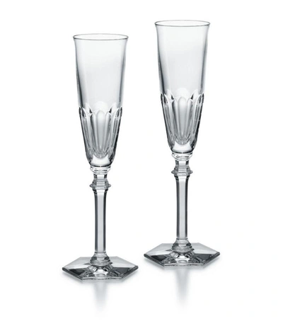 Shop Baccarat Set Of 2 Harcourt Eve Champagne Flutes In Multi