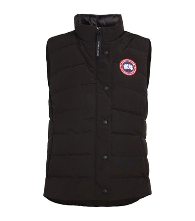 Shop Canada Goose Padded Freestyle Gilet In Black