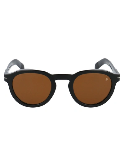Shop David Beckham Men's Black Acetate Sunglasses