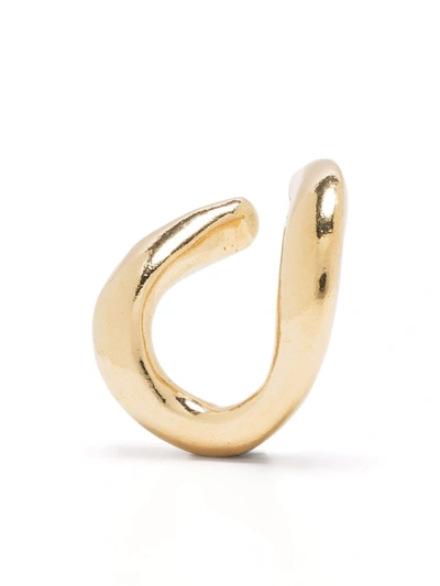 Shop Beatriz Palacios Link Small Ear Cuff In Gold