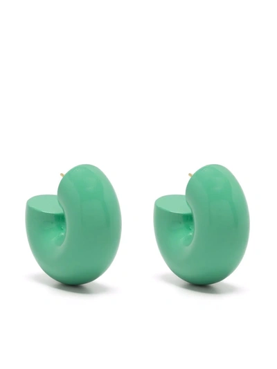 Shop Uncommon Matters Beam Chunky Hoop Earrings In Grün