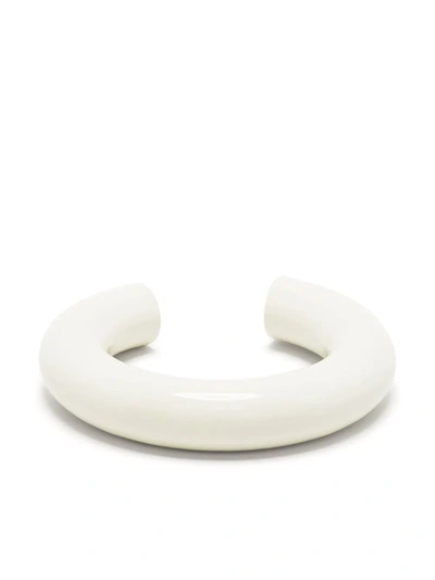 Shop Uncommon Matters Swell Chunky Bangle In Weiss