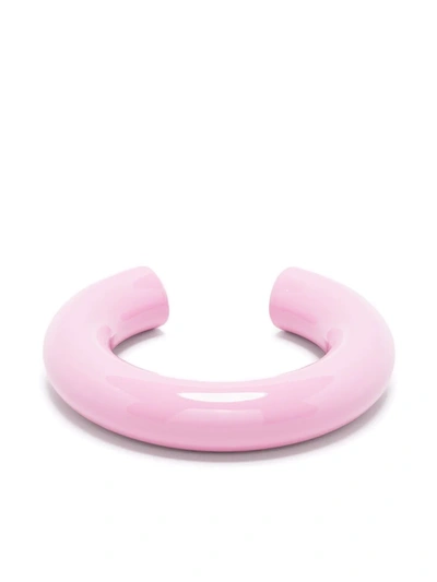 Shop Uncommon Matters Swell Chunky Bangle In Rosa