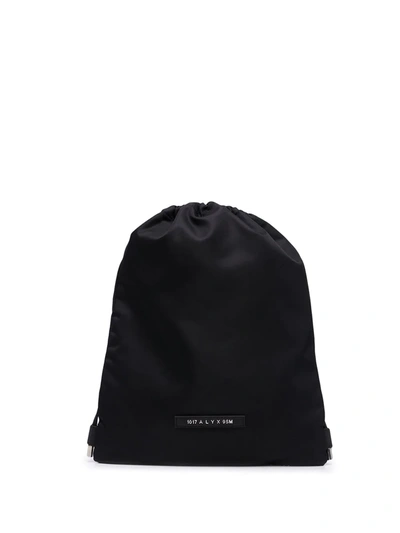 Shop Alyx Logo-patch Detail Backpack In Black
