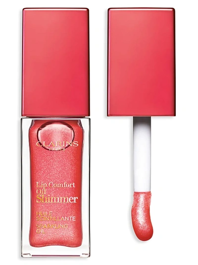 Shop Clarins Women's Lip Comfort Oil Shimmer In Pink