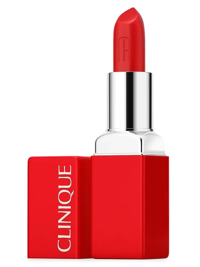 Shop Clinique Women's  Pop Lipstick In Red Hot