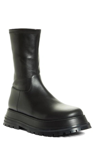Shop Burberry Hurr Ankle Boot In Black