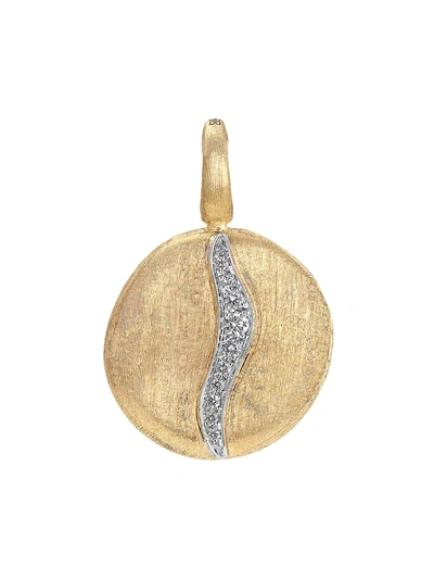 Shop Marco Bicego Women's Jaipur Pendants 18k Gold & Diamond Pendant In Yellow Gold