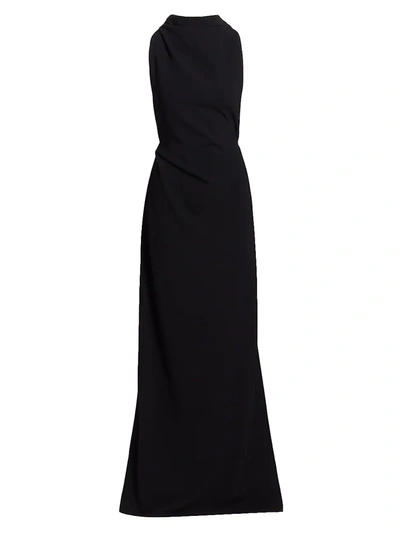 Shop Proenza Schouler Women's Open Back Gown In Black