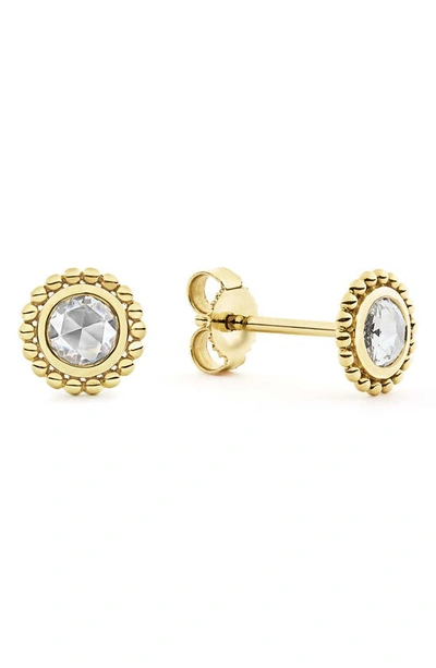 Shop Lagos Covet Rose Cut Diamond Stud Earrings