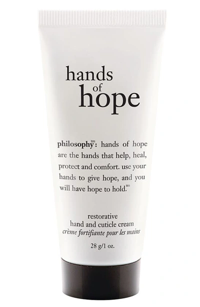 Shop Philosophy Hands Of Hope Hand & Cuticle Cream, 4 oz