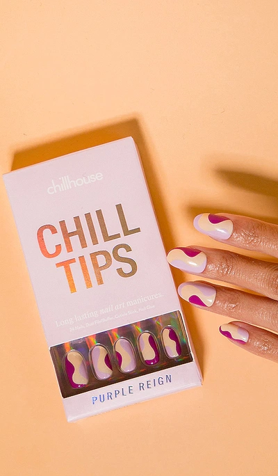 Shop Chillhouse Purple Reign Chill Tips Press-on Nails