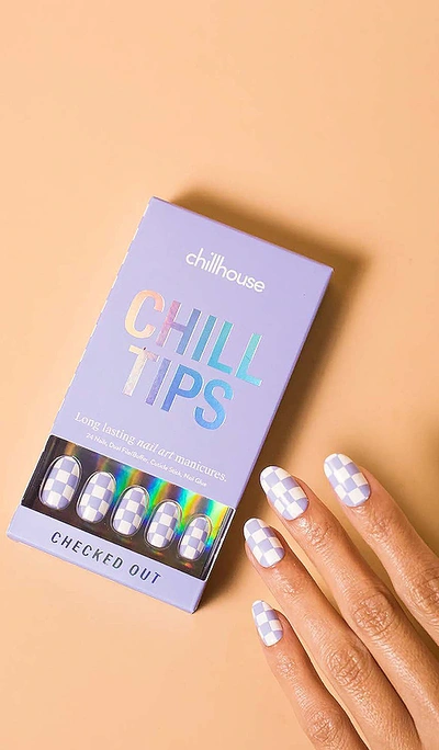 Chillhouse Checked Out Chill Tips Press-on Nails In Checked Out
