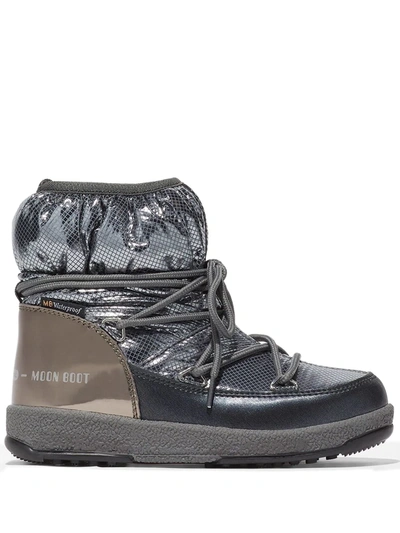 Moon Boot Protecht Low Snow Boots In Metallic