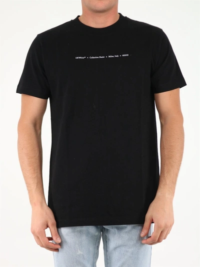 Shop Off-white Tornado Arrows T-shirt In Black