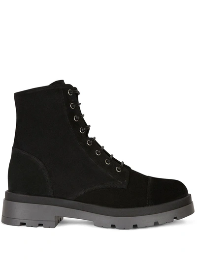 Giuseppe Zanotti Jerico Lace-up Boots In Schwarz