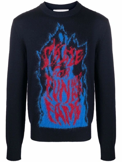 Prada flame sweater top