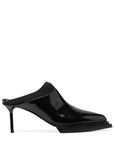 Shop Alyx Pointed Toe Mules In Black