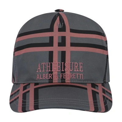 Shop Alberta Ferretti Curved Visor Cap In Rosa