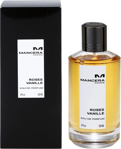 Shop Mancera Unisex Roses Vanille Edp Spray 4.0 oz (120 Ml) In Rose / White