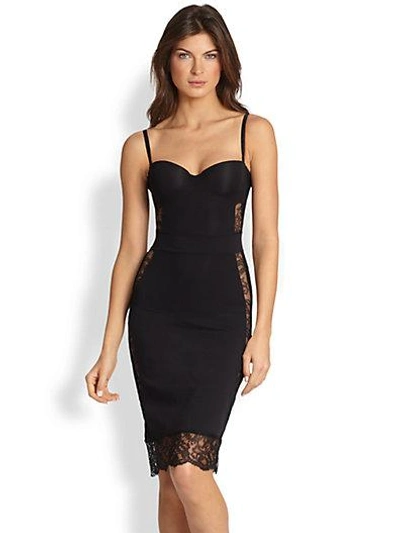 Shop La Perla Shape Allure Convertible Slip Dress In Black