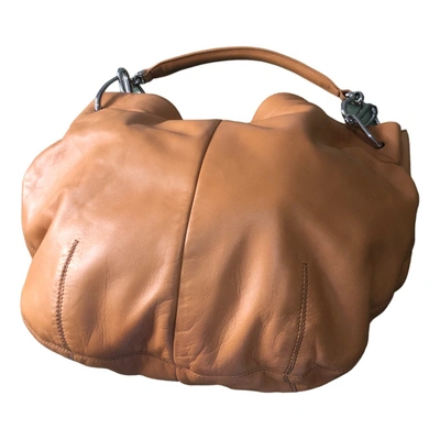 Pre owned Loewe Bounce Bag Leather Handbag In Orange ModeSens