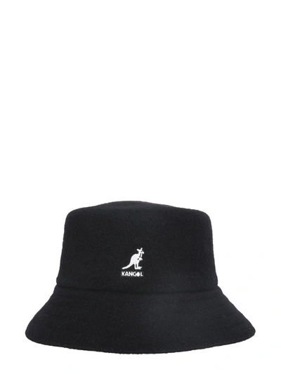 Shop Msgm Kangol X  Bucket Hat In Nero