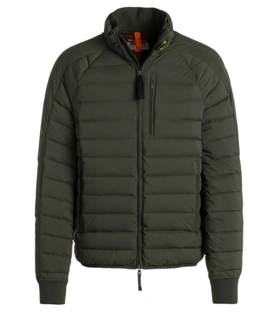 Shop Parajumpers Moses Military Green Padded Coat In Sycamore