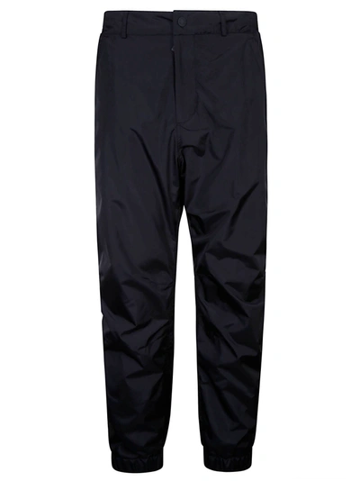 Shop Moncler Classic Buttoned Trousers In Black