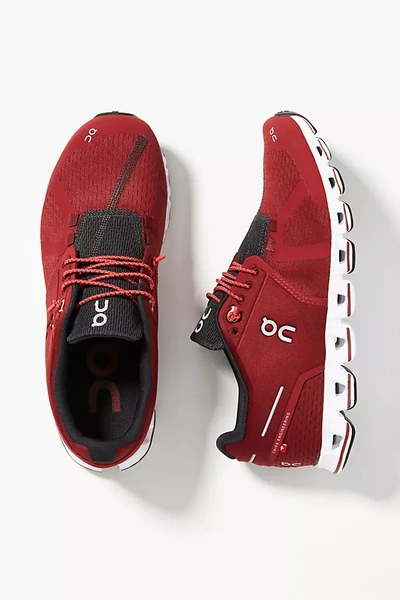 Shop On Cloud Running Sneakers In Red