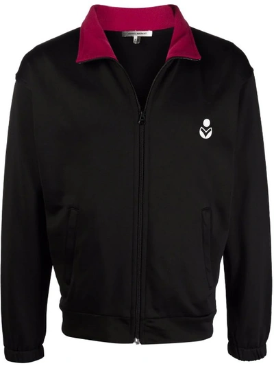 Shop Isabel Marant Black Lightweight Zip Jacket