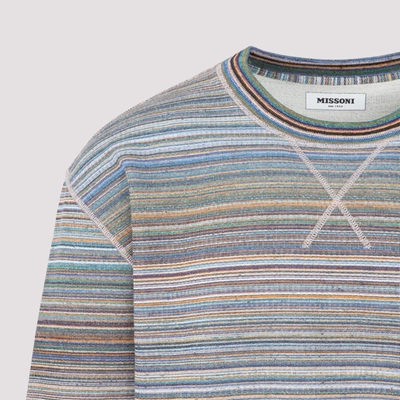 Shop Missoni Cotton Sweatshirt In Multicolour