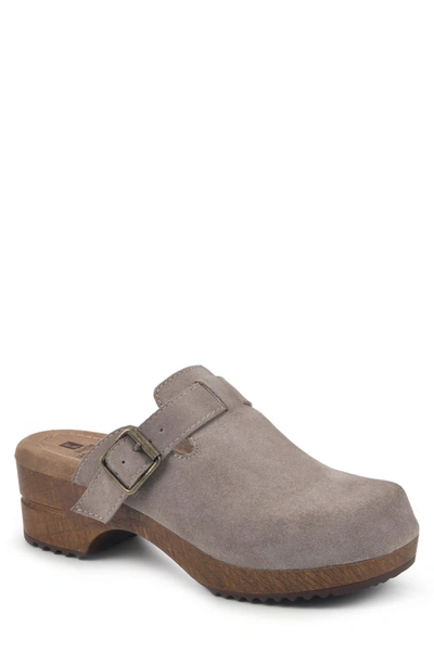 Shop White Mountain Behold Suede Platform Clog In Sand/suede