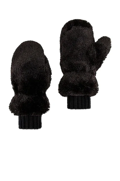 Shop Givenchy Mittens In Black