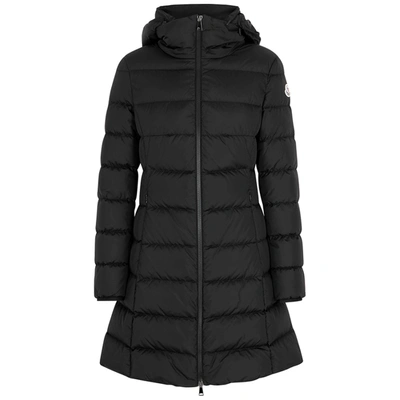 Shop Moncler Gie Black Quilted Shell Coat