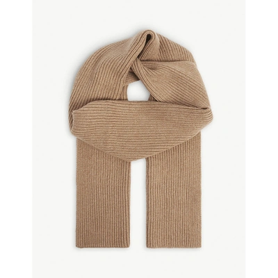 CHINTI & PARKER Ribbed Wool-Cashmere Scarf