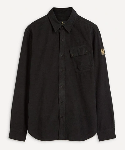 Shop Albam Pitch Cord Shirt In Black
