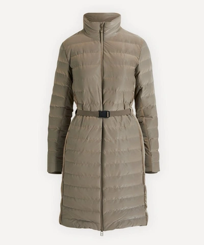 Shop Rains Trekker W Coat In Velvet Taupe
