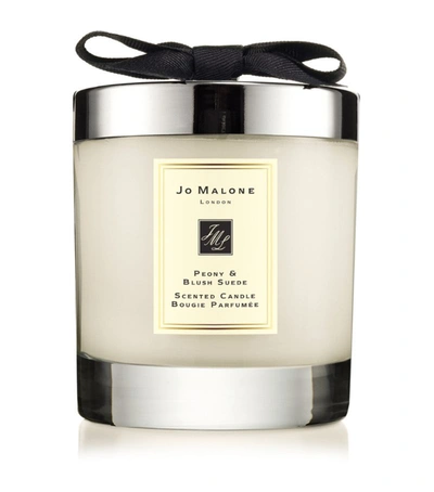 Shop Jo Malone London Peony & Blush Suede Home Candle (200g) In Multi