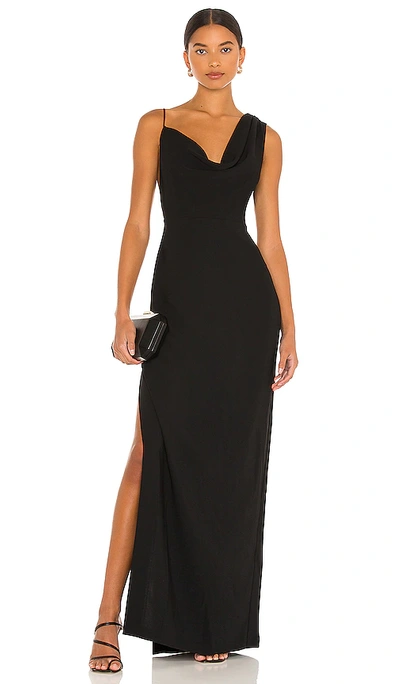 Shop Amanda Uprichard X Revolve Arial Gown In 黑色