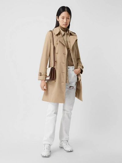 Shop Burberry The Mid-length Chelsea Heritage Trench Coat In Honey