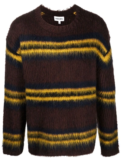 Shop Kenzo Men's Brown Wool Sweater