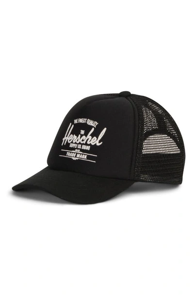 Shop Herschel Supply Co Sprout Whaler Mesh Hat In Black