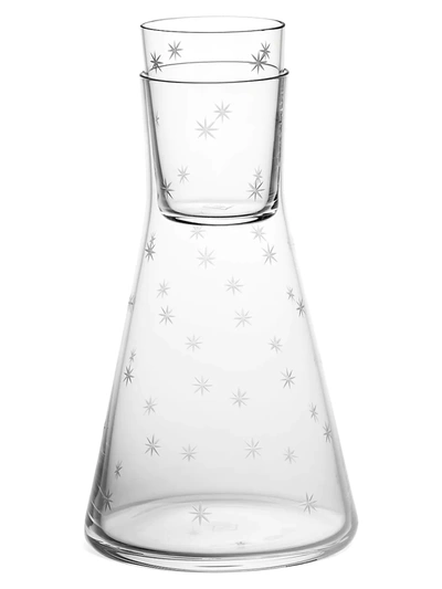Shop Richard Brendon The Cocktail Star Cut Carafe In Clear