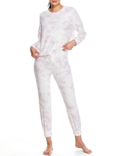 Shop Splendid Nora Knit Pajama Set In Soft Pink