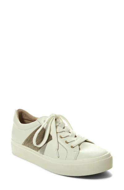 Shop Vaneli Yavin Leather Sneaker In White Nappa