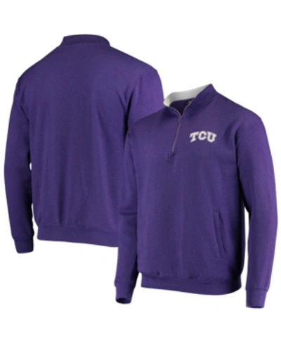 Shop Colosseum Men's Purple Tcu Horned Frogs Tortugas Logo Quarter-zip Jacket