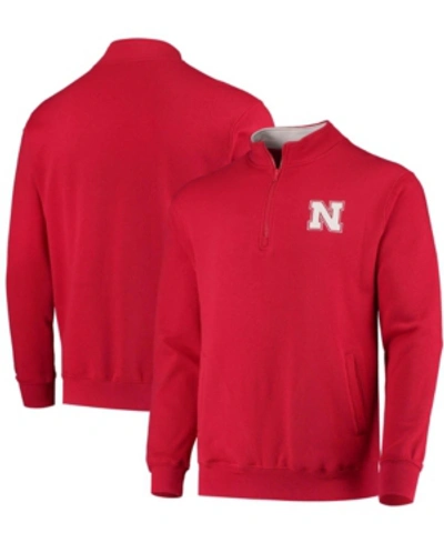 Colosseum Men's Scarlet Nebraska Huskers Tortugas Logo Quarter-zip Jacket In Scarlet