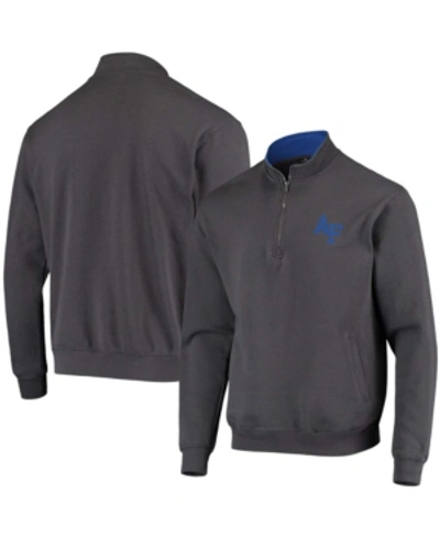 Shop Colosseum Men's Charcoal Air Force Falcons Tortugas Logo Quarter-zip Jacket